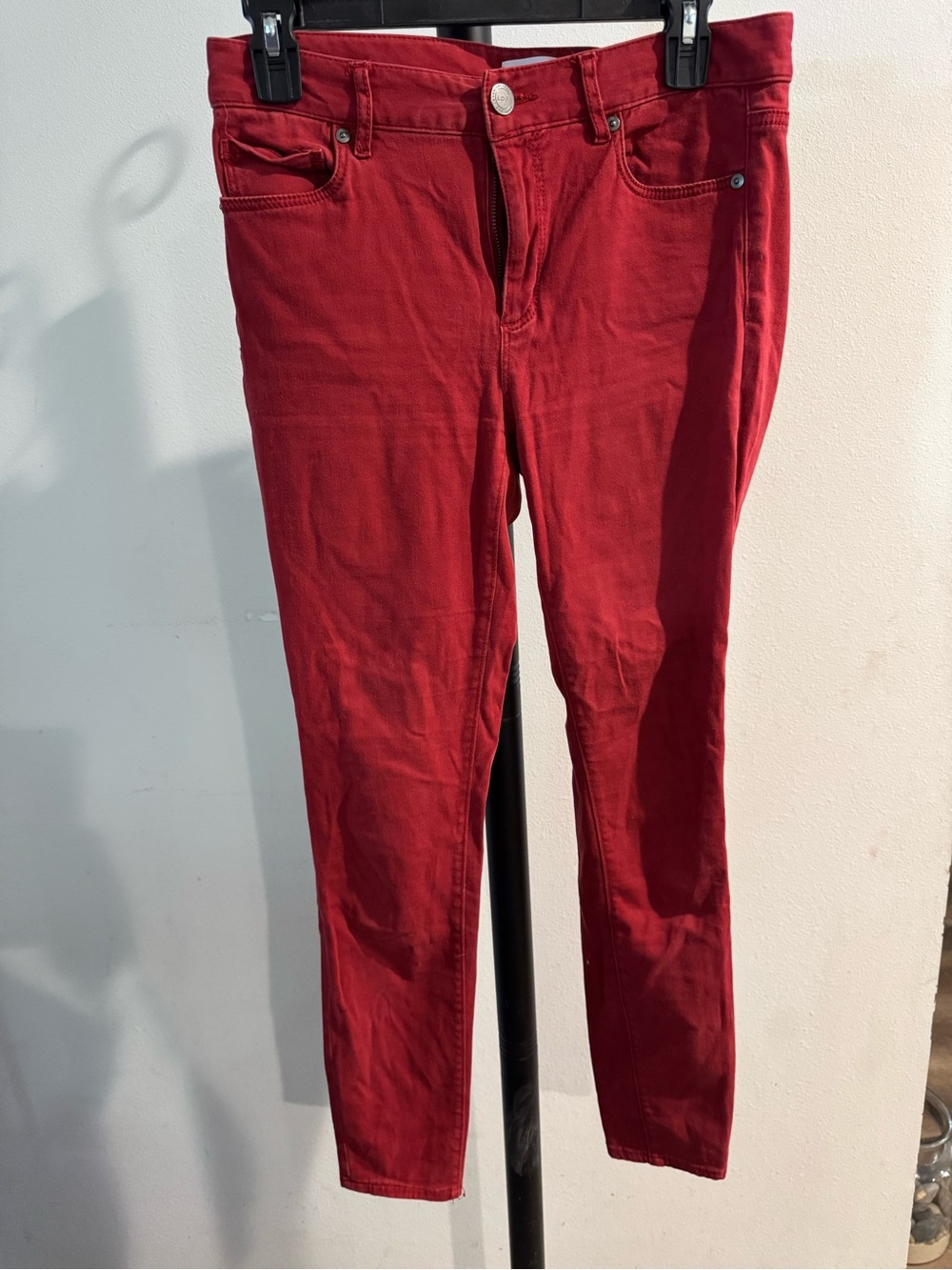 Lego Women's Red Skinny Stretch Jeans
